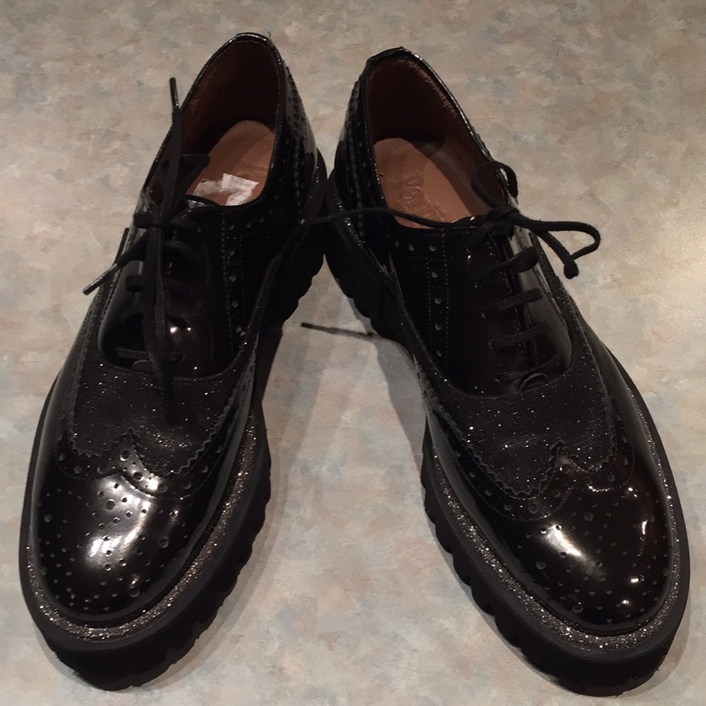 Pertini black lace up loafers - Picture 1 of 8